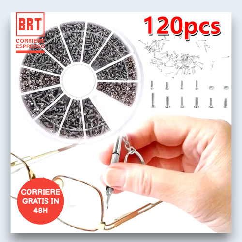 Kit 120pz viti riparazioni - kit,